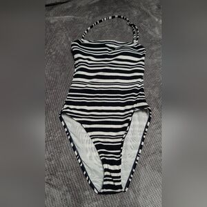 Nautica Striped Deep Sea Swimsuit Sz: M NWT